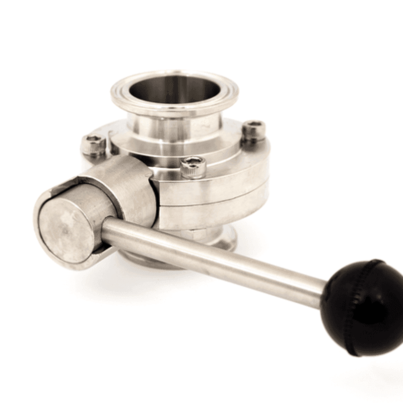 1.5" Butterflyventil Tri-Clamp