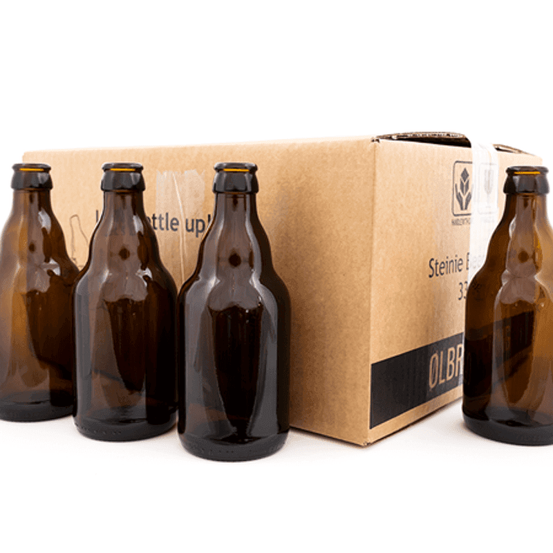 Eske med 20 stk 0,33 Steinie flasker