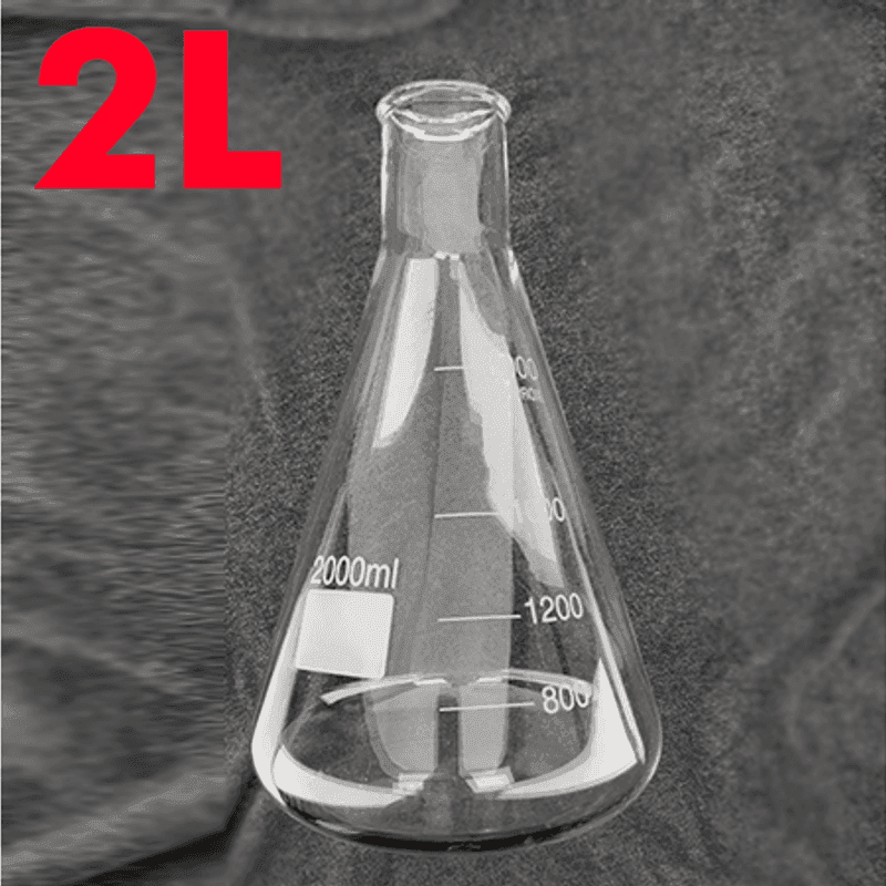 Erlenmeyer kolbe 2000 ml
