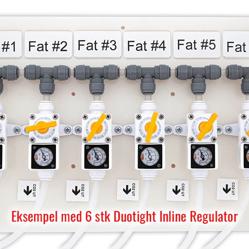 Monteringsbrett - til 6 regulatorer