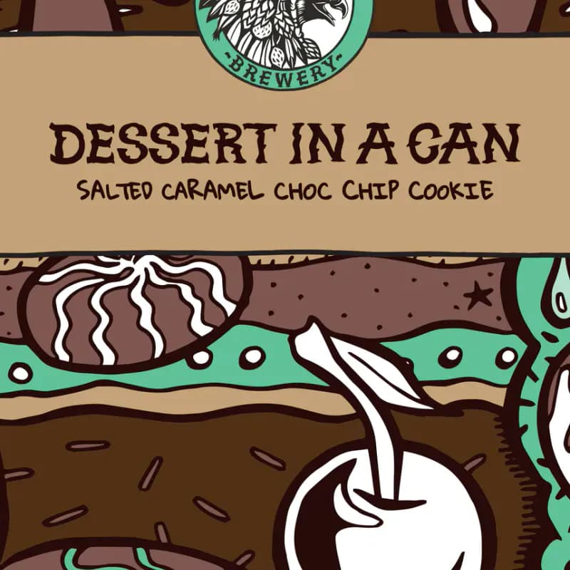 Dessert In A Can - Salted Caramel Choc Chip Cookie - Allgrain