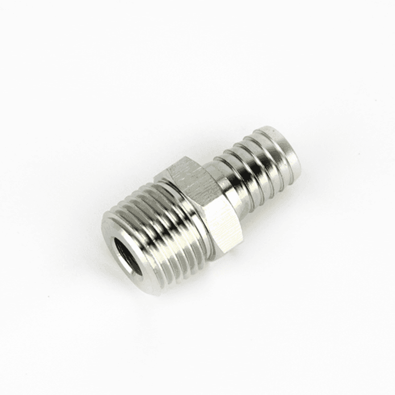 1/2" gjenger til 1/2" slangenippel