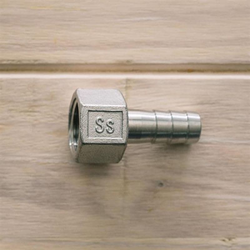 1/2" Hunn til 1/2" slangenippel