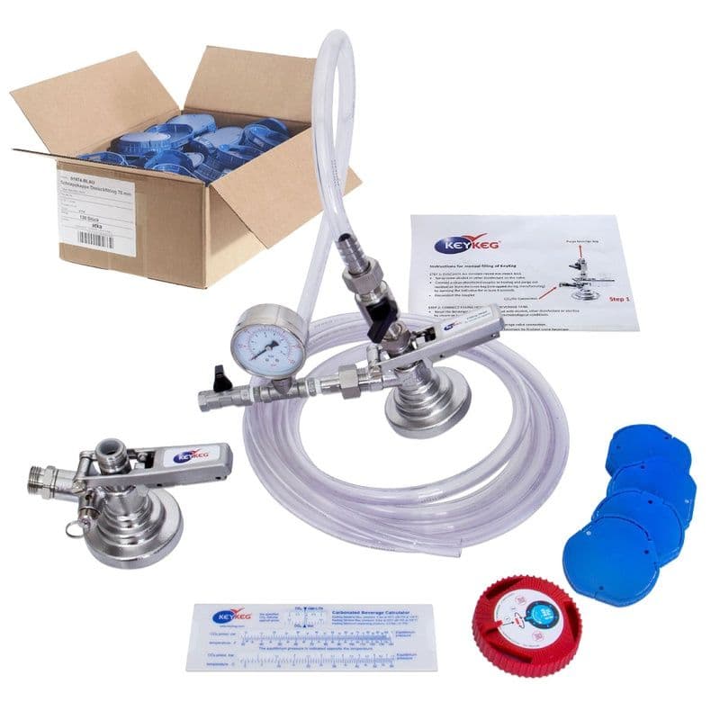 KeyKeg startsett for fylling
