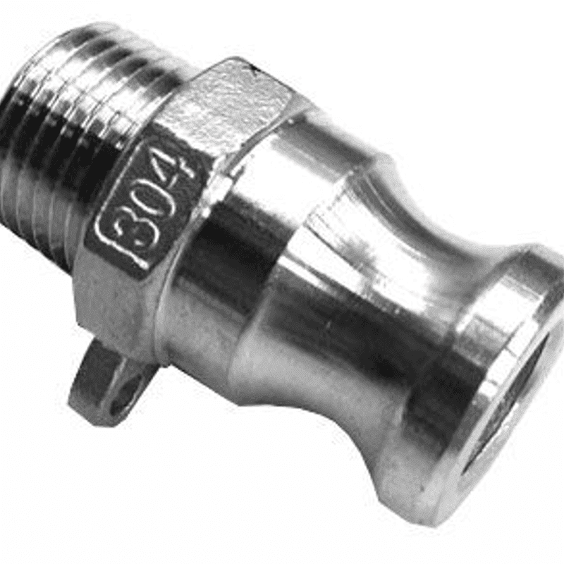 Cam Lock type F male x 1/2" male