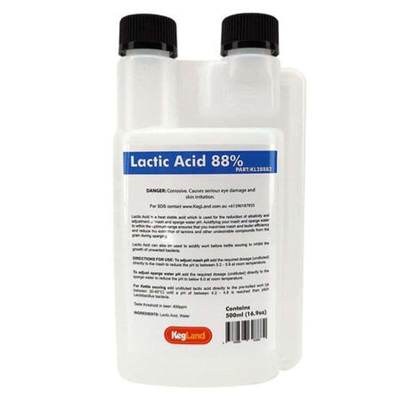 Lactic Acid 88% - pH Adjuster 500ml